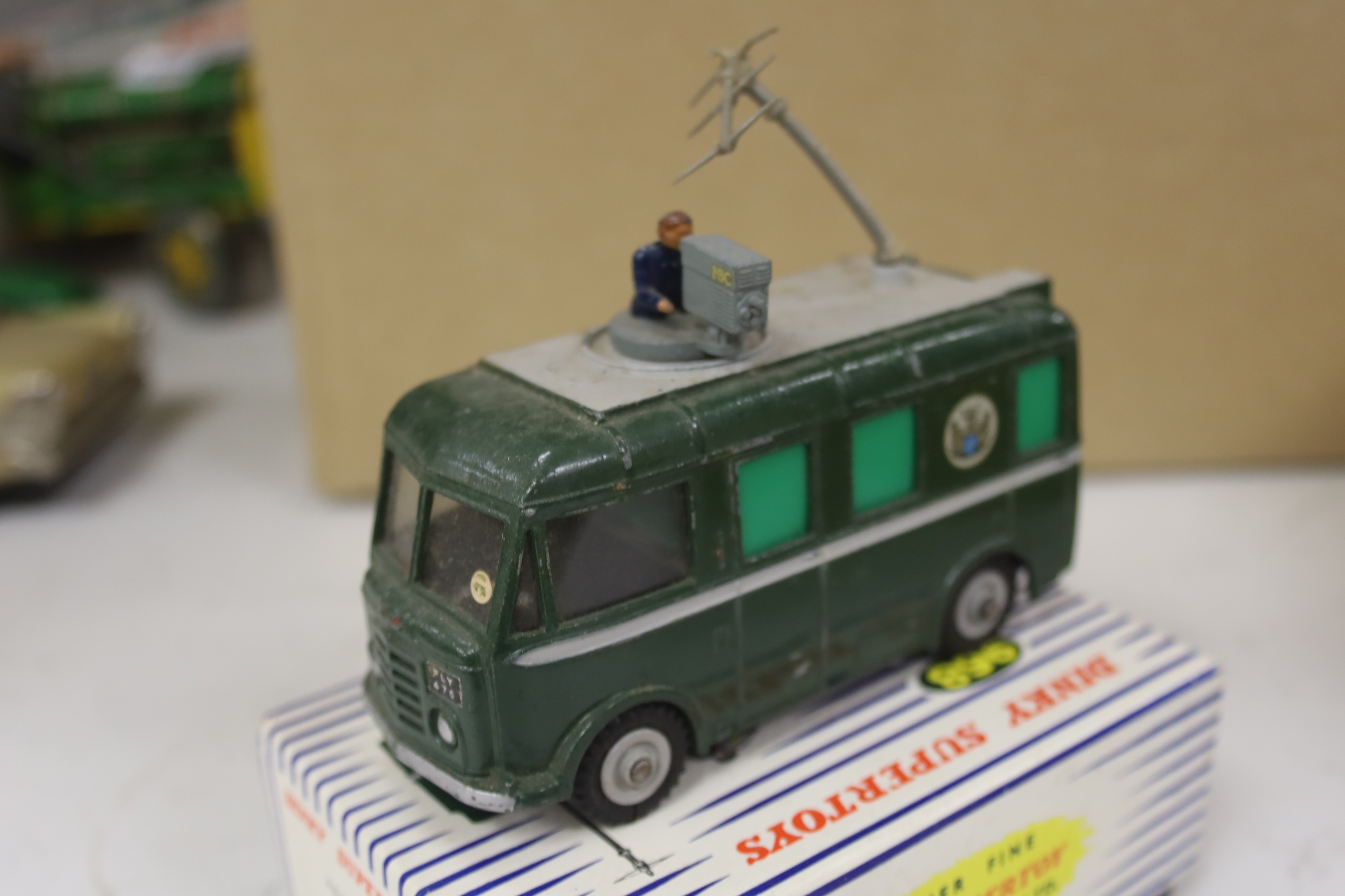 Mixed post war hollow cast and die cast toys and dinky toys